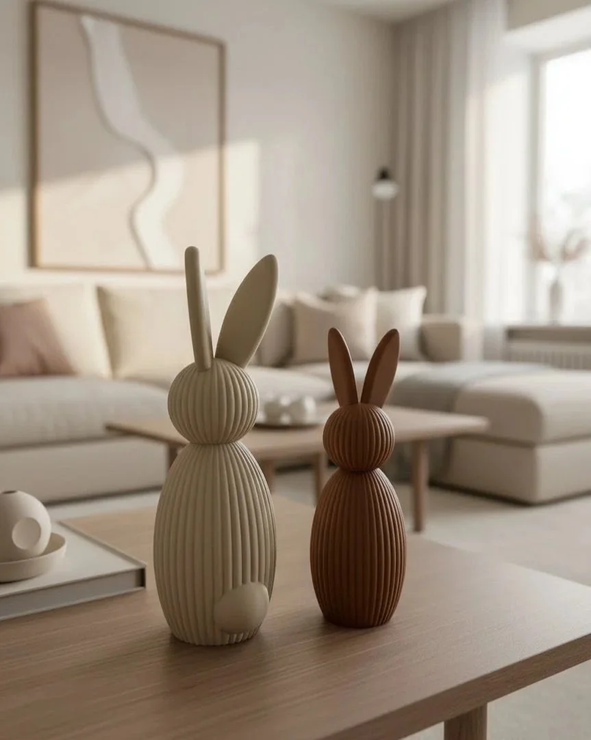 Osterhase mit Bommel