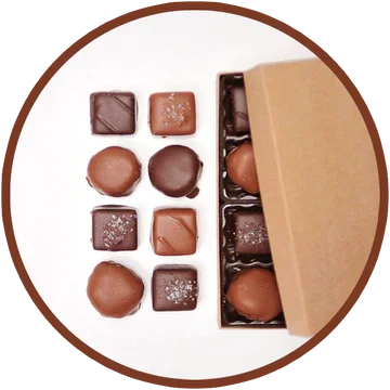 Kalona Chocolates Caramel Collection