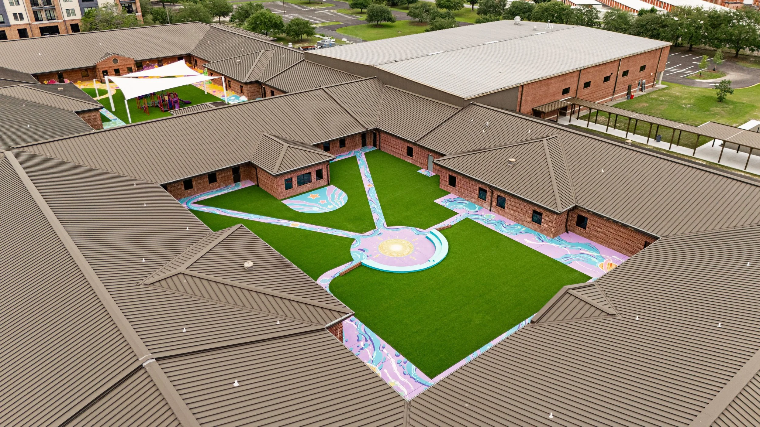 Courtyard B Birds Eye View