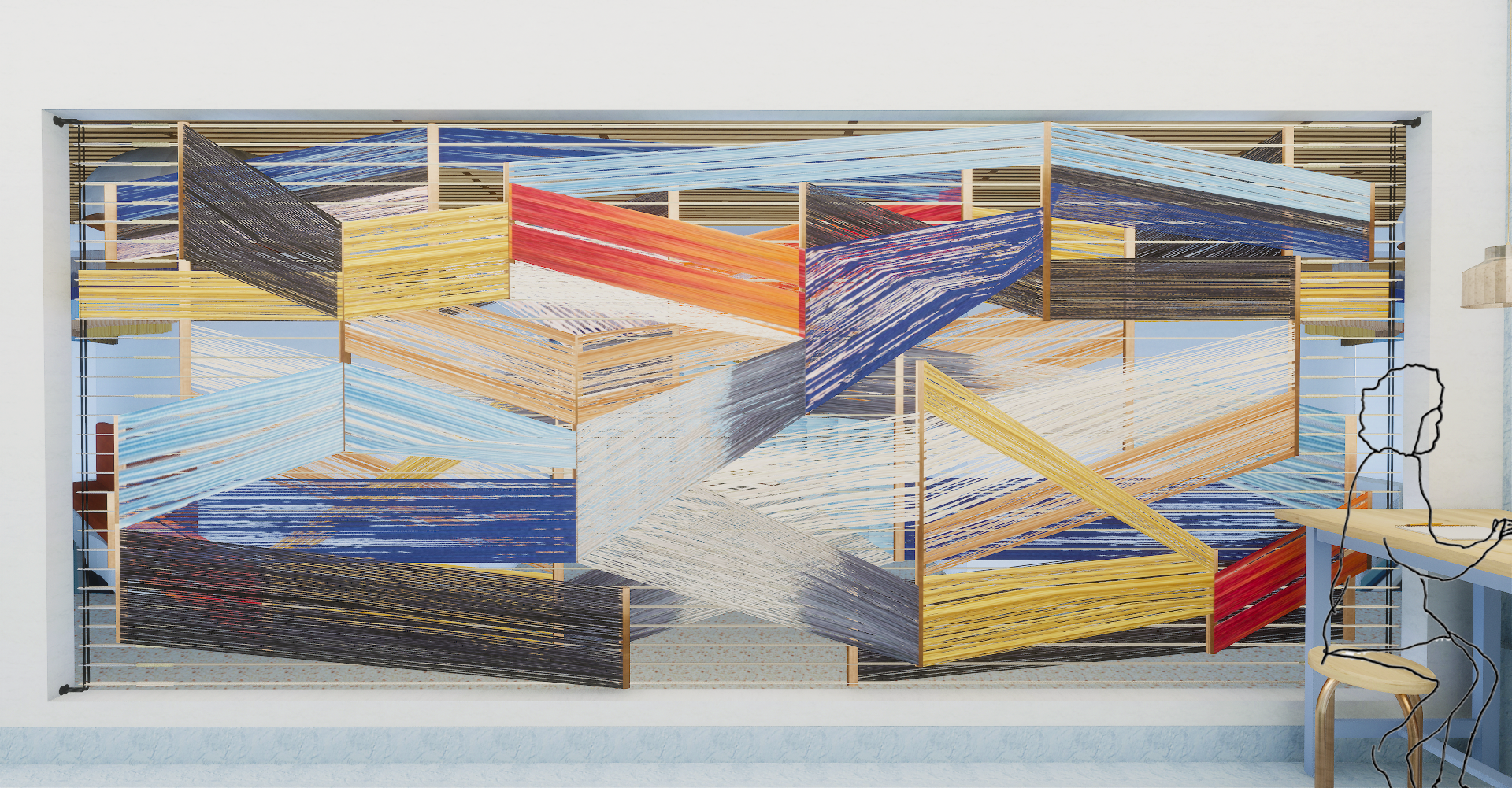 Art Studio Wall Partition 