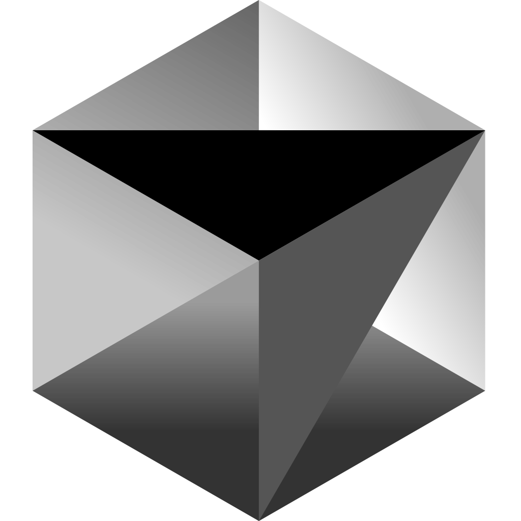 A black and gray arrow pointing upward on a black background.
