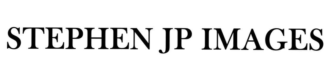 The text "STEPHEN JP IMAGES" in black capital letters with a shadow effect.