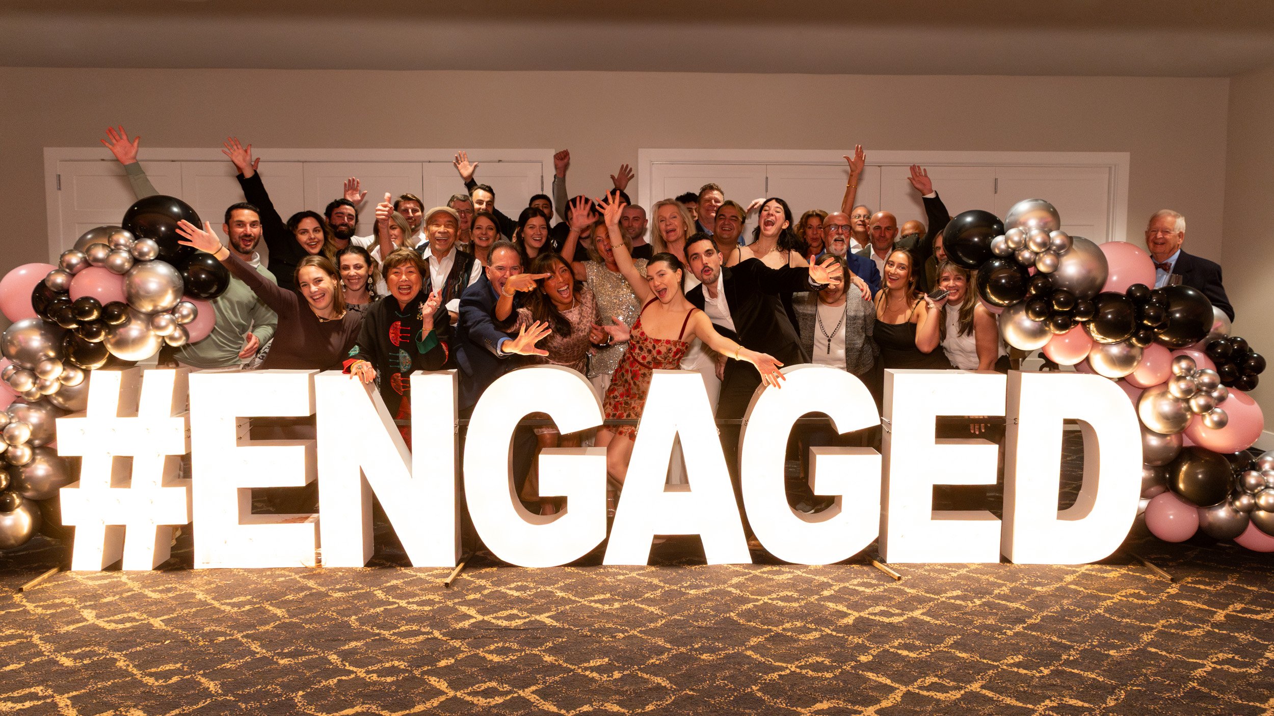 Surprise Christmas Engagement Party