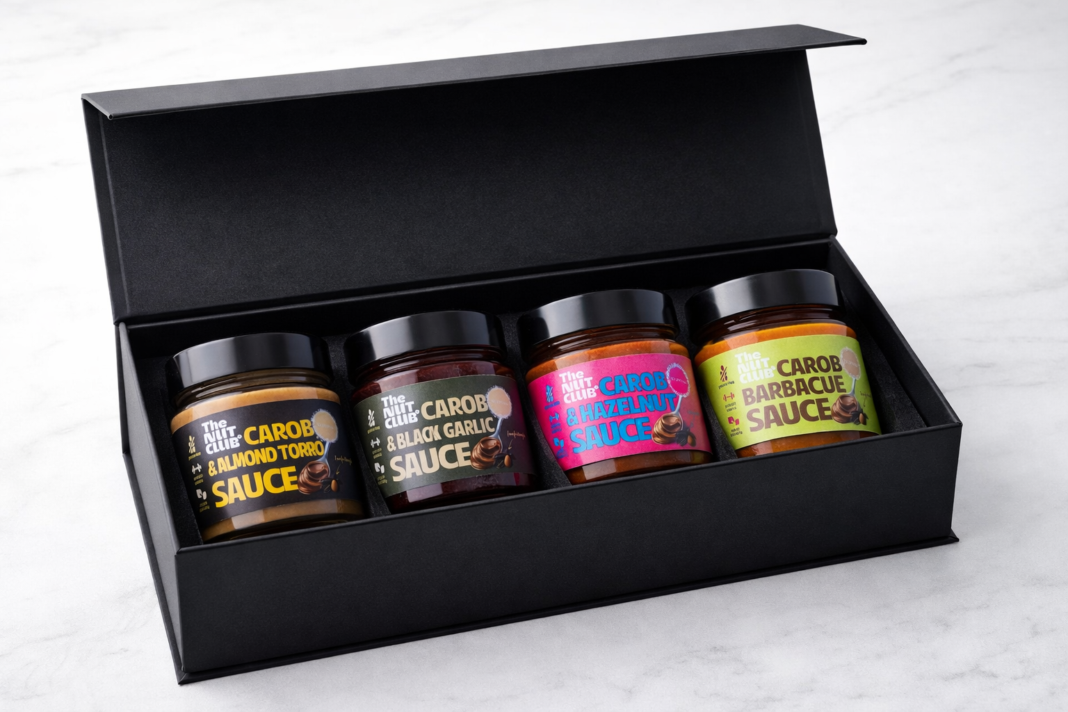 Carob Delicatessen – 2 Sauces, 2 Spreads