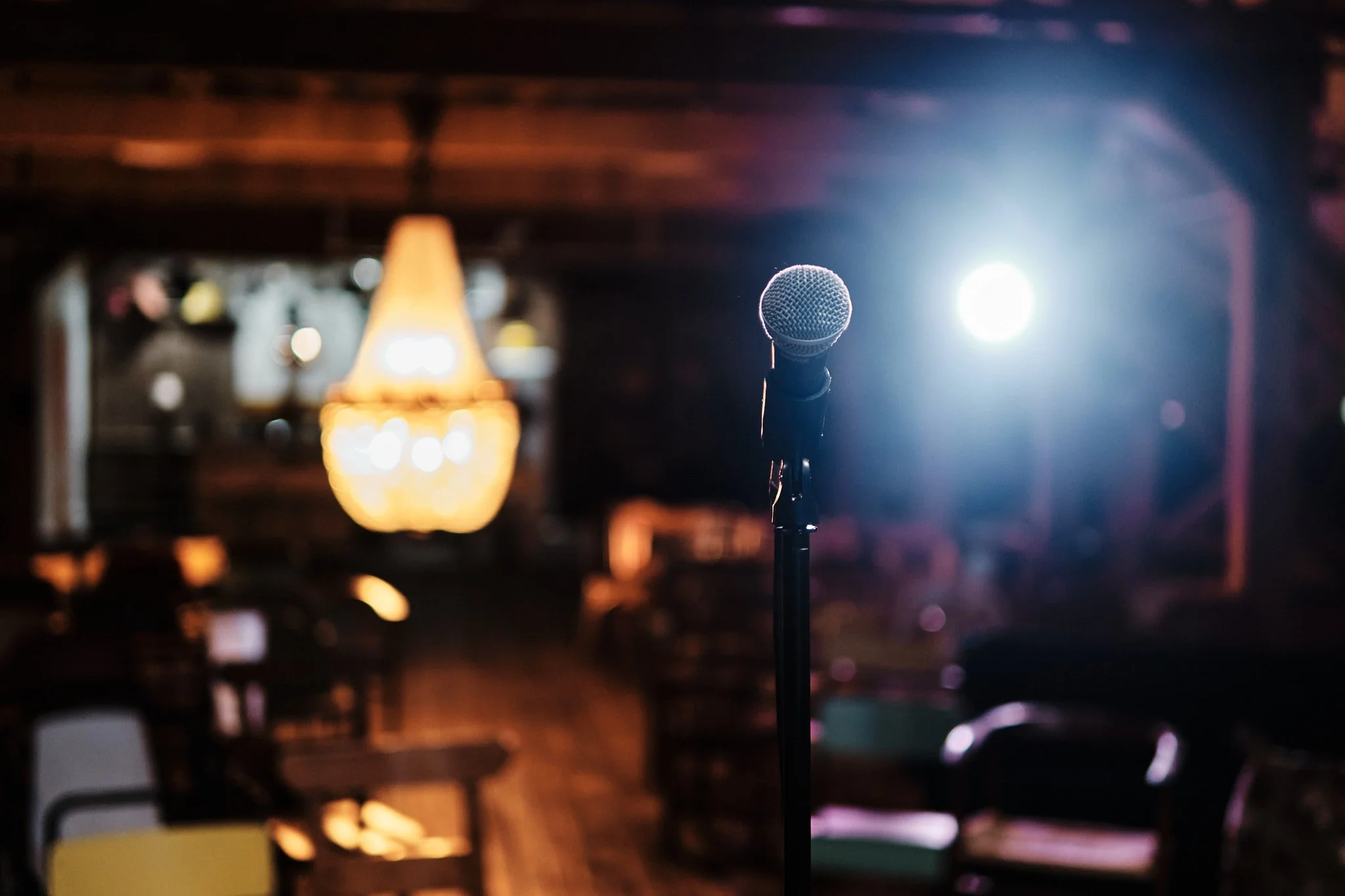 Comedy and open mic nights work perfectly here