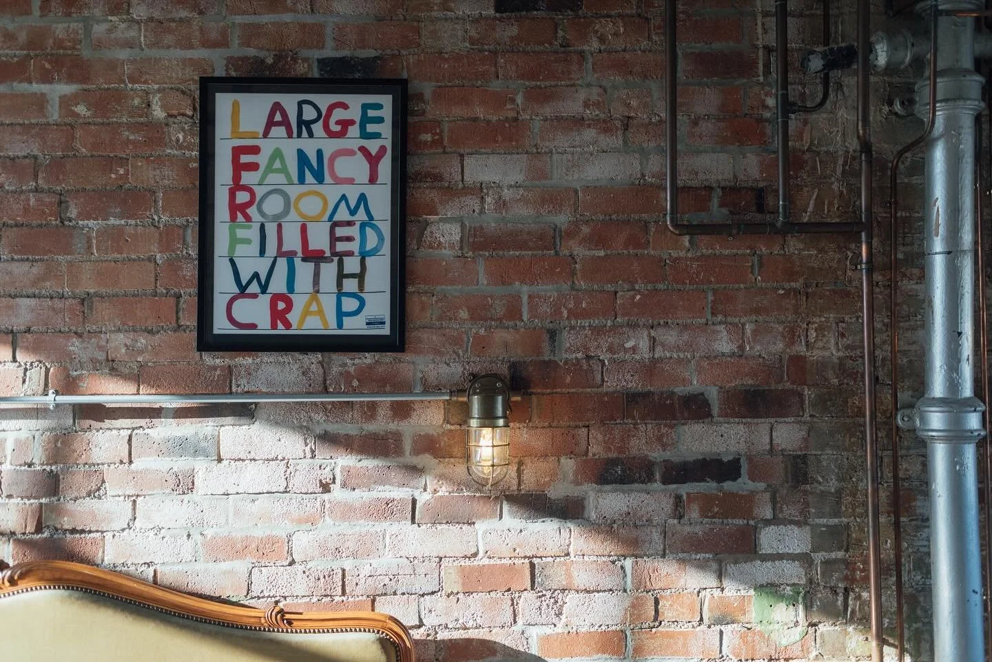 We wouldn&rsquo;t say filled with crap..but yes it&rsquo;s a large fancy room ✨🦄