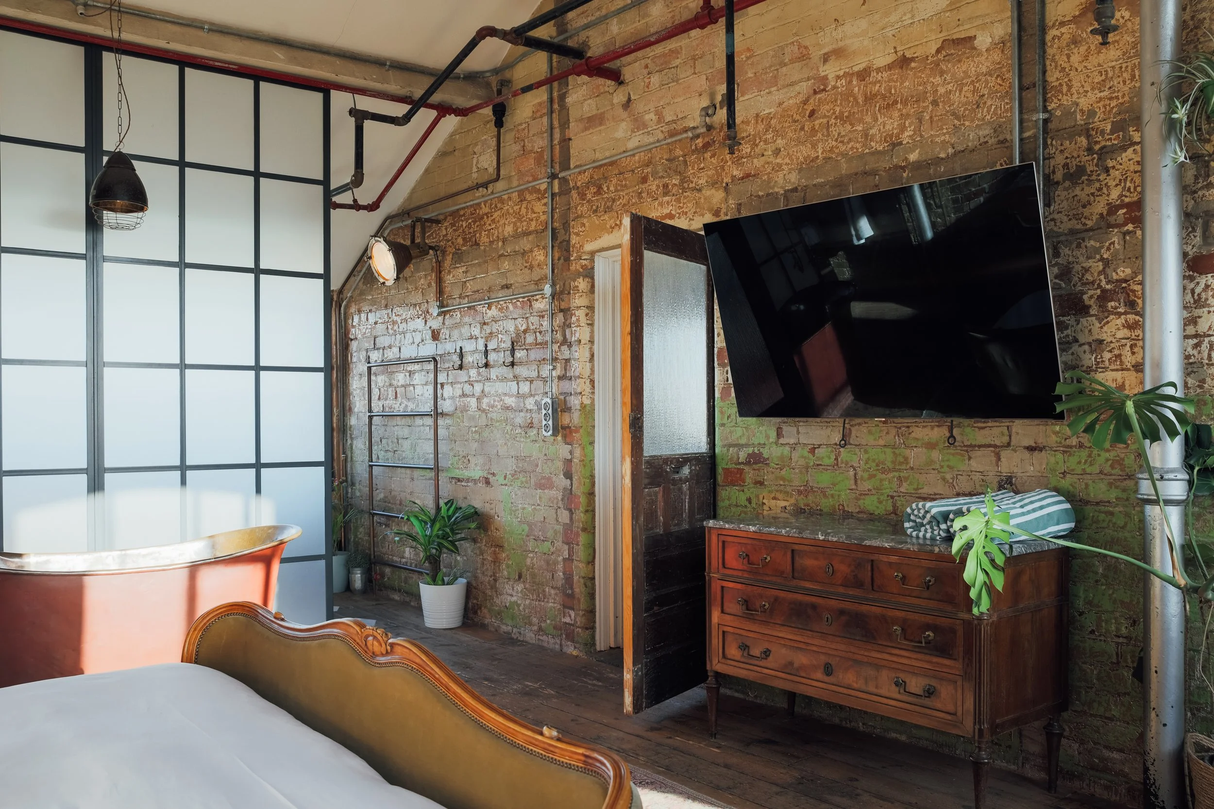 Master bedroom TV
