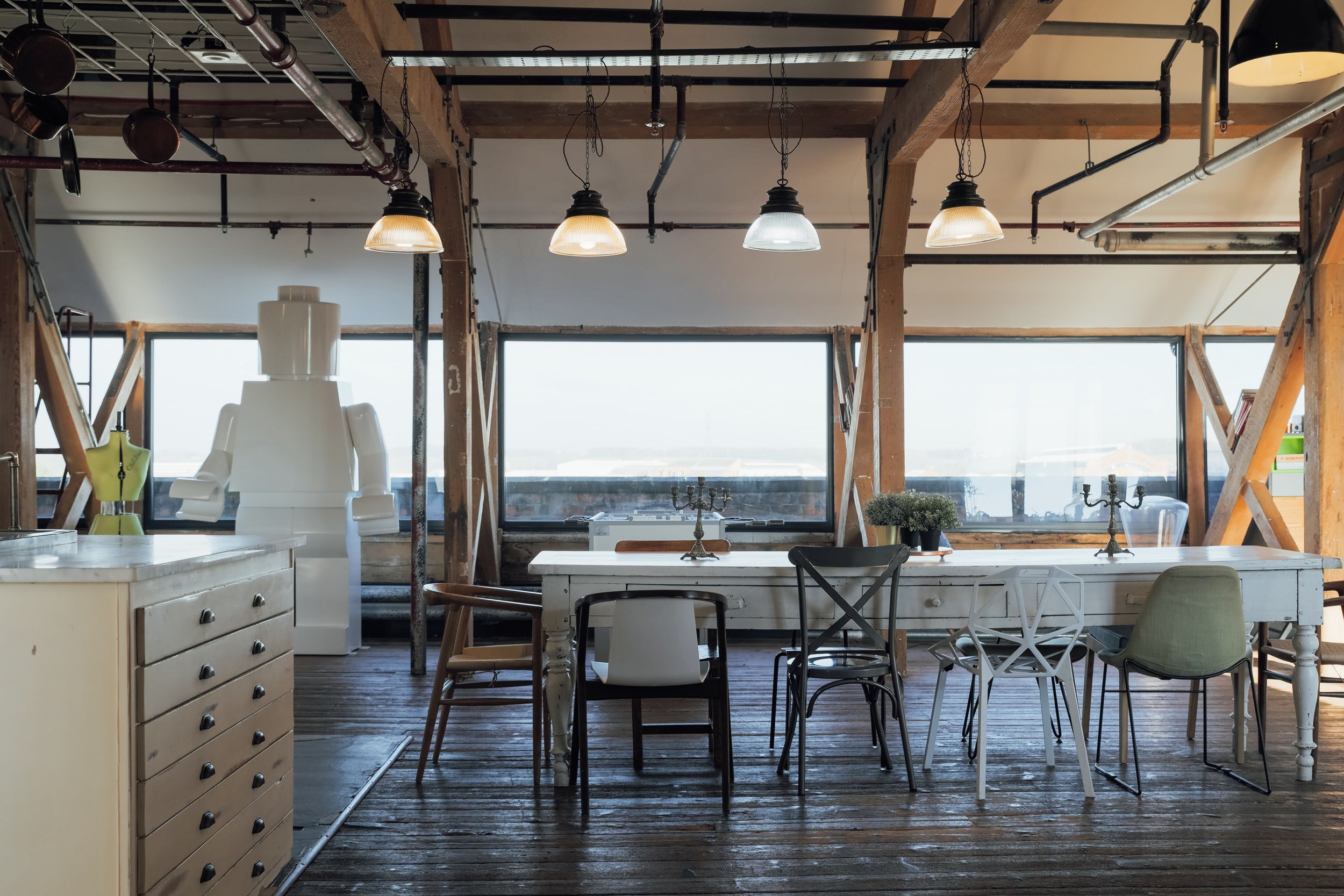 Space for group dinners along our dining table