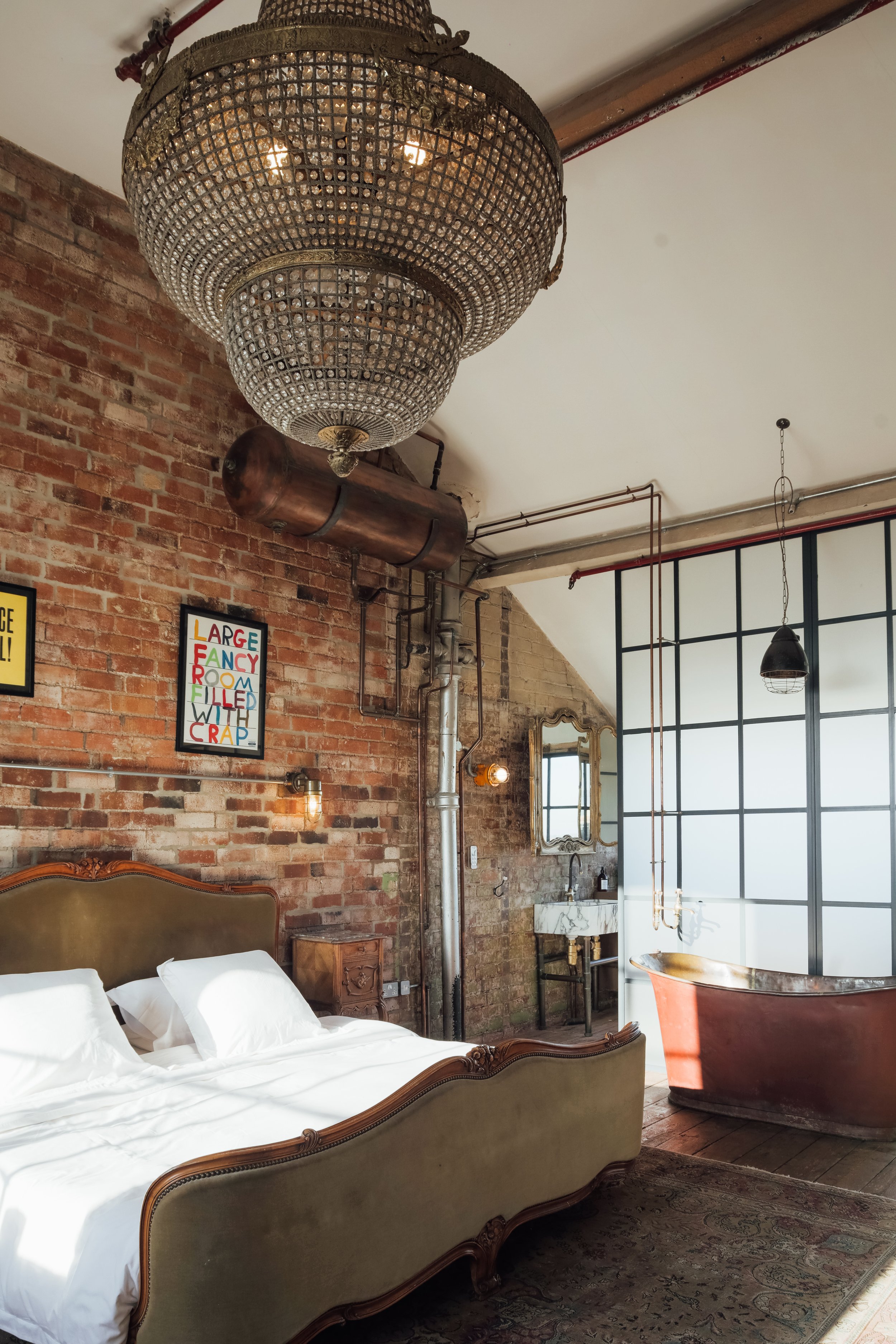The master bedroom