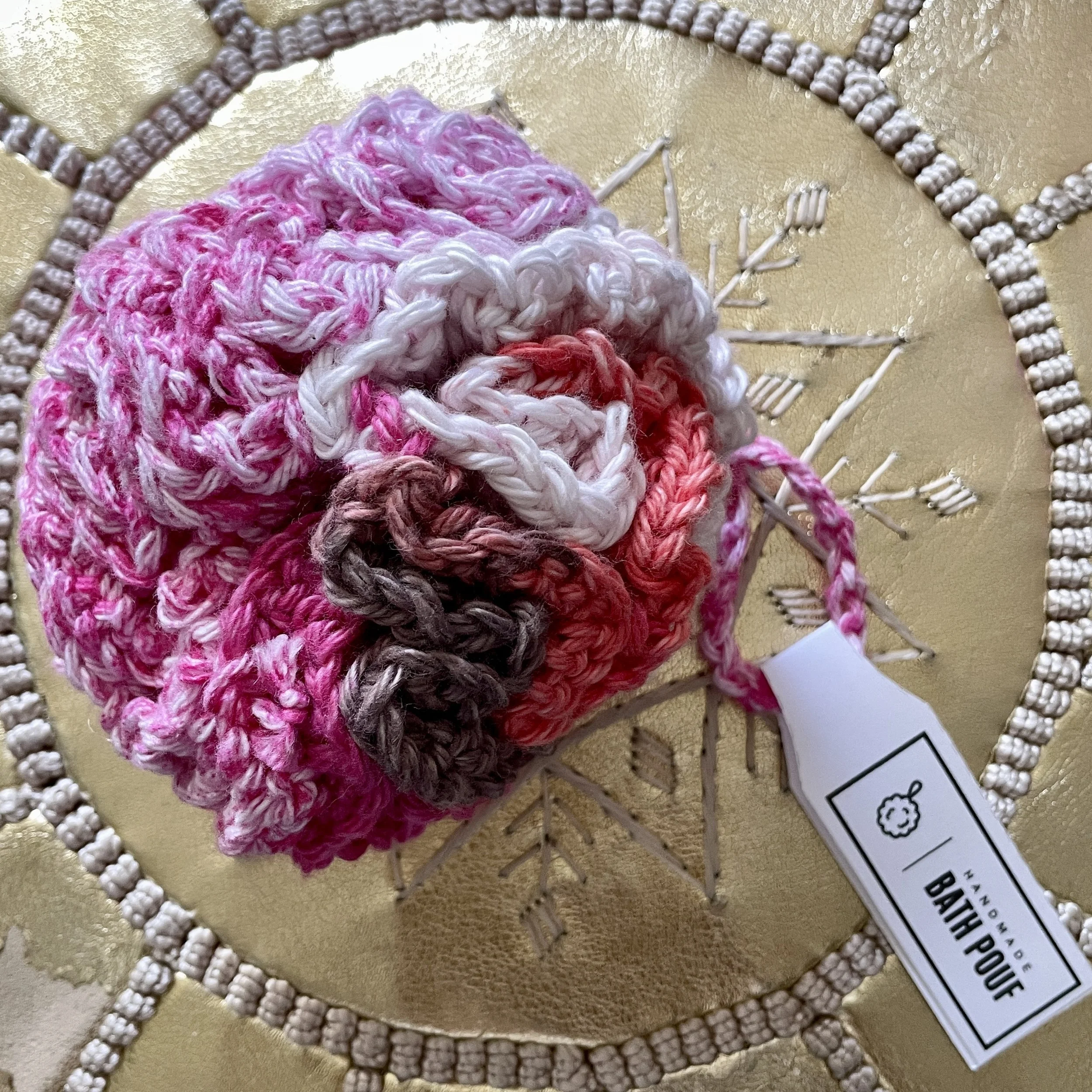 Remnant Cotton Bath Pouf
