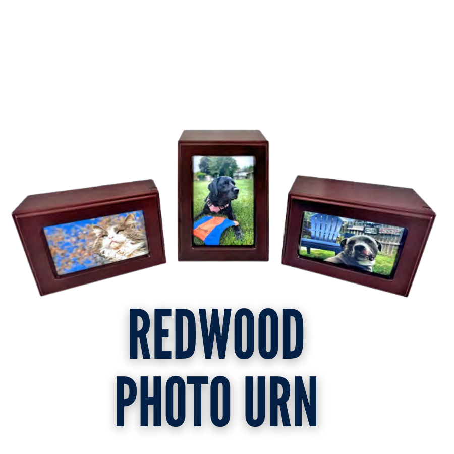 Redwood Photo Urn