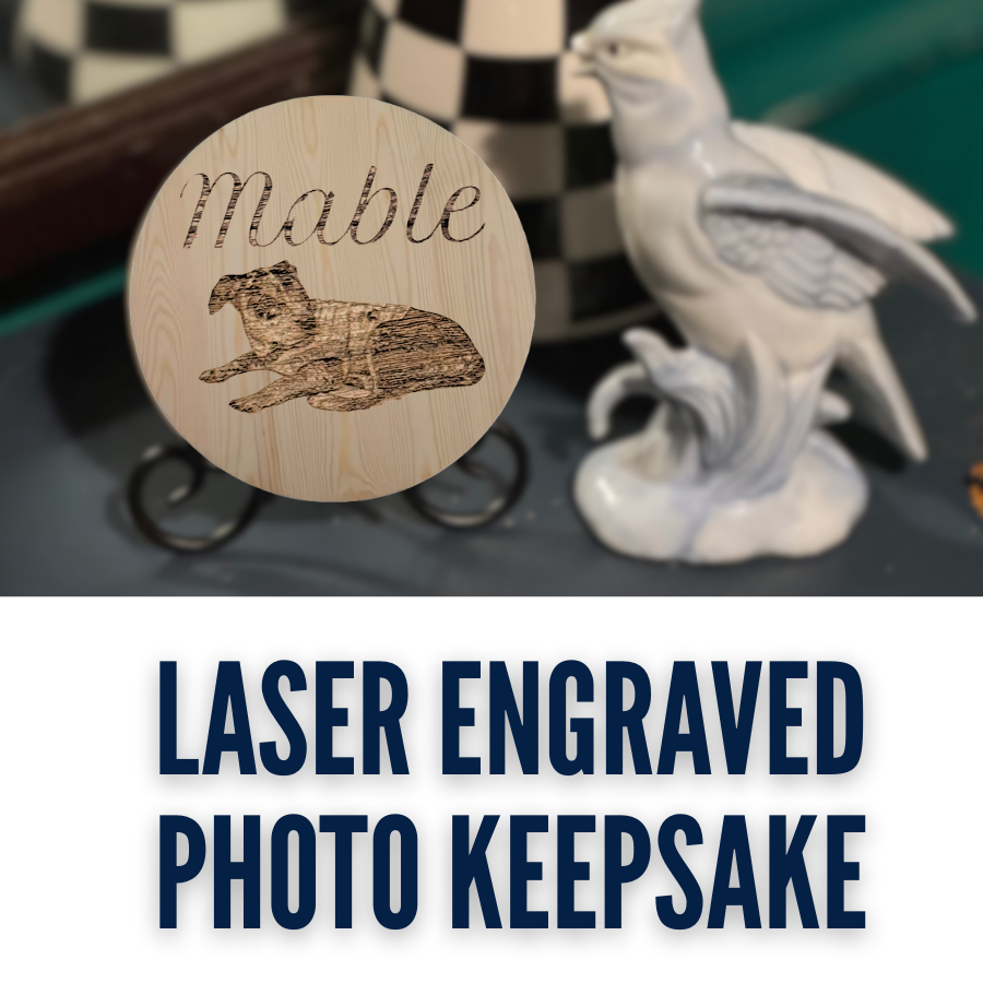 Laser Engraved Photo Keepsake
