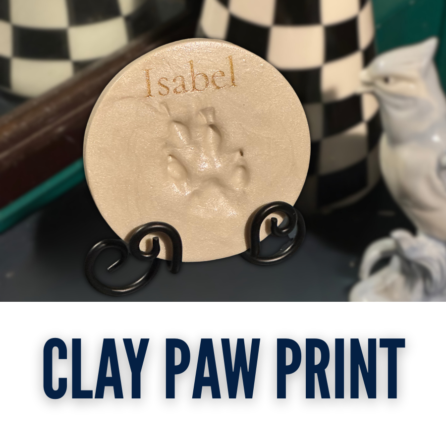 Clay Paw Print