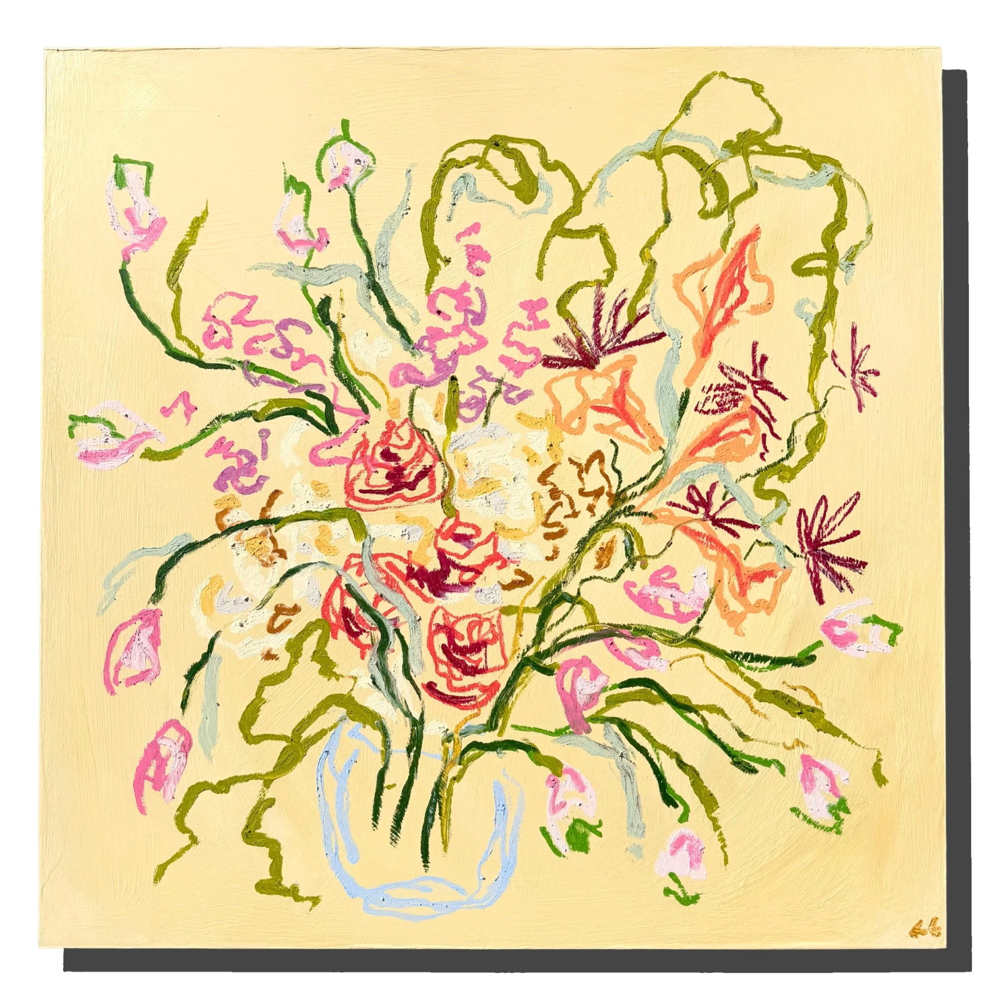 Marigold Medley, at Sunset - 24x24