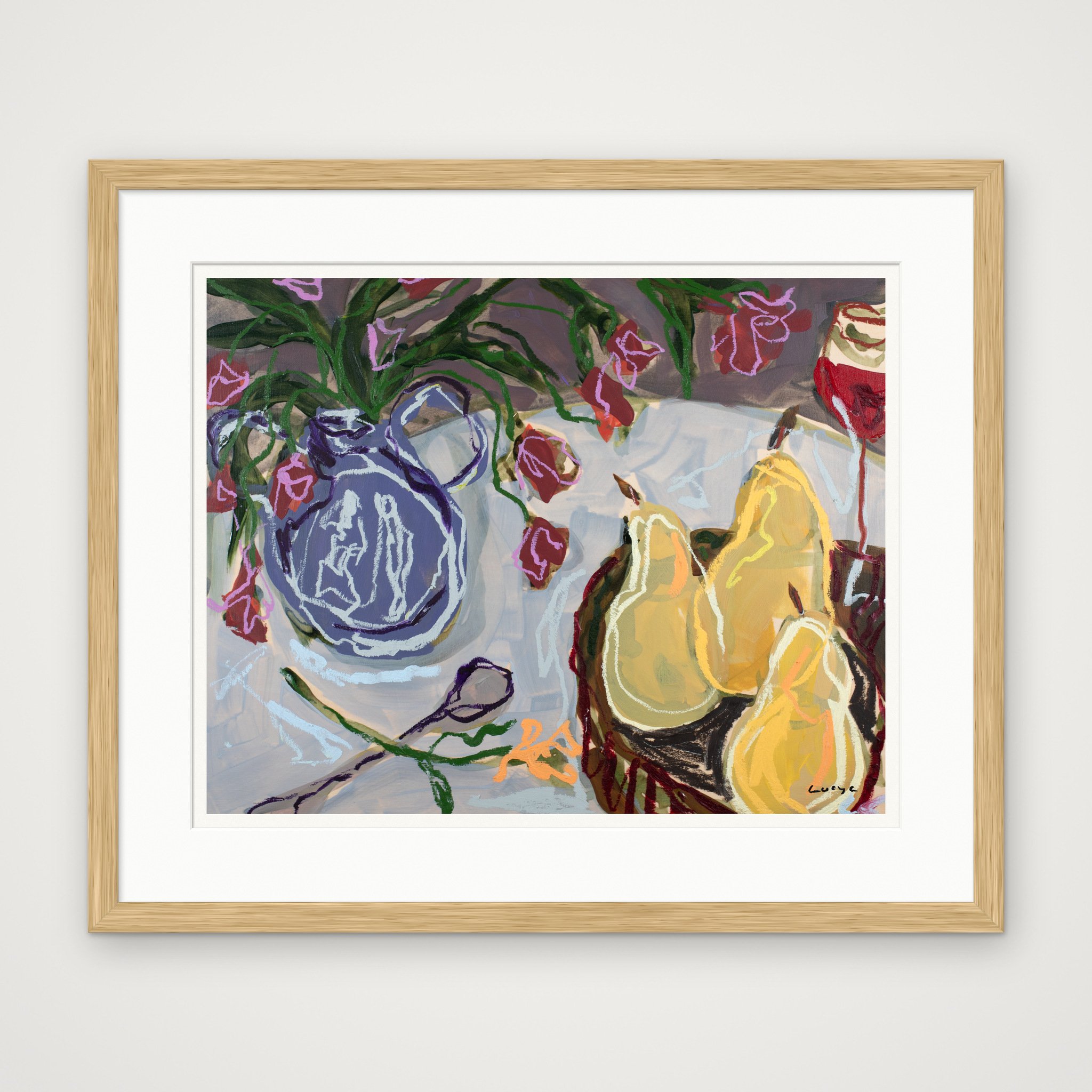 purple-pears_2_framed-with-mat.jpg