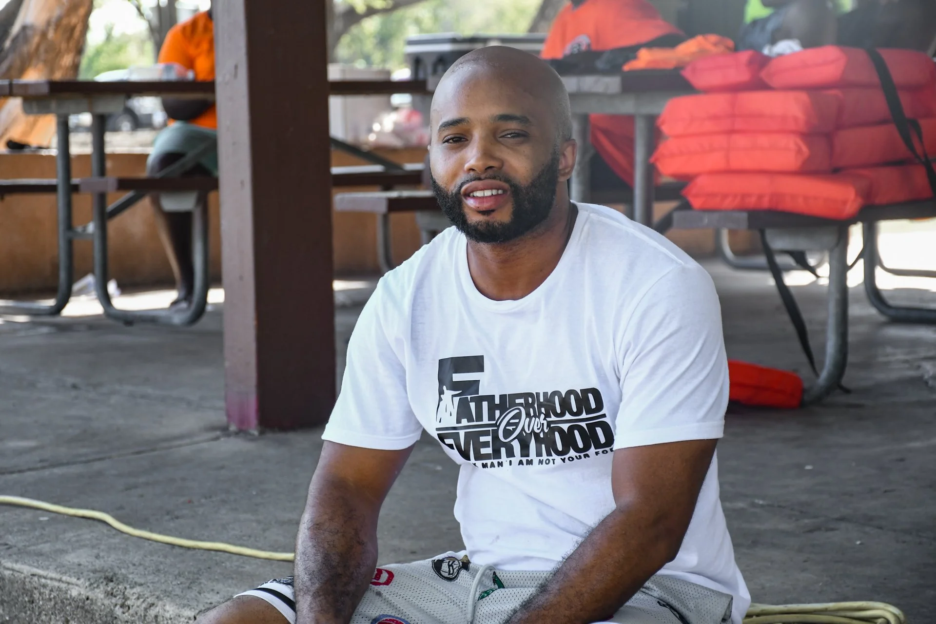 Fatherhood Over EveryHood mentor at Dallas youth empowerment program