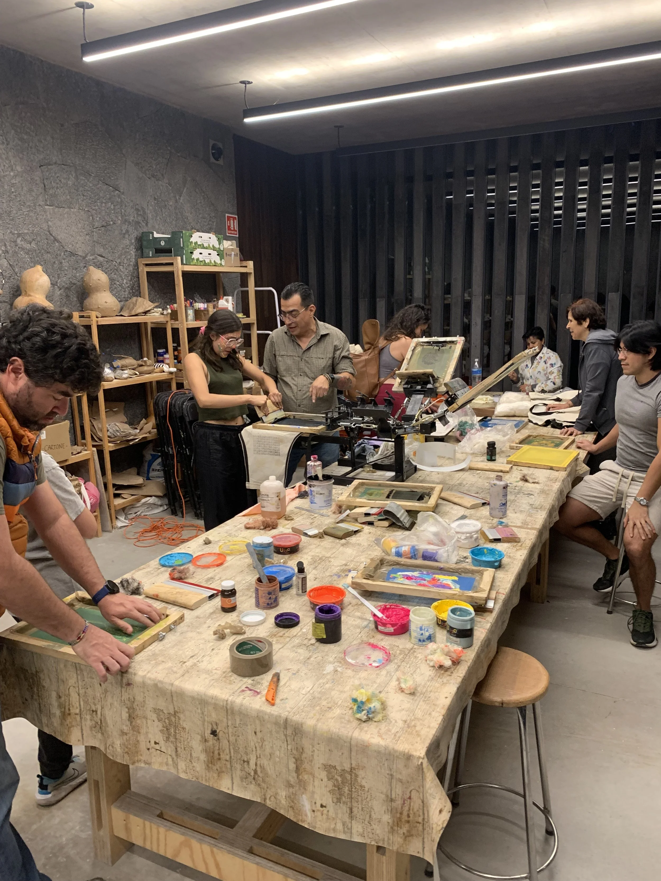 Paliacates en serigrafía