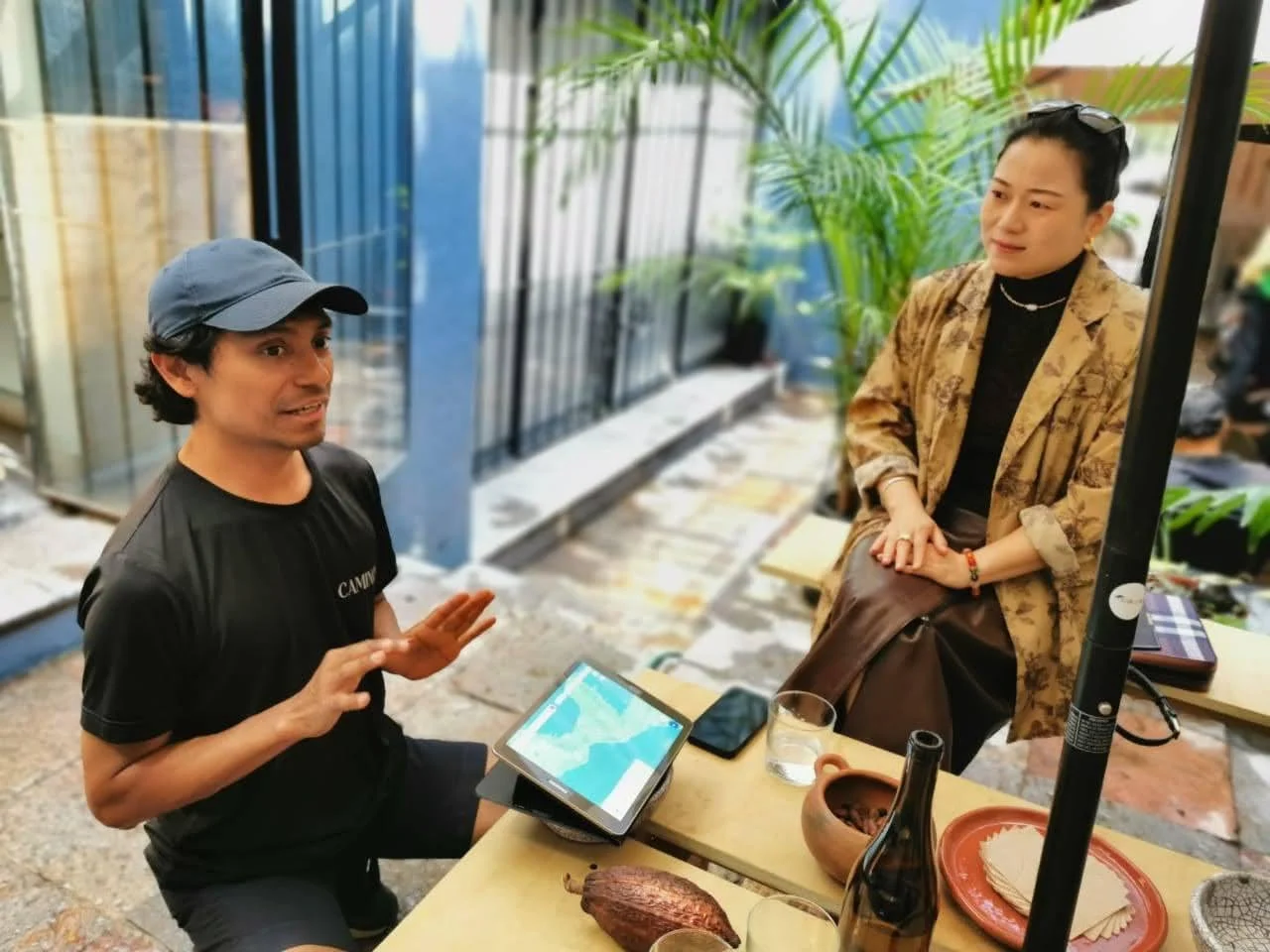 Degustación de cacao y agave