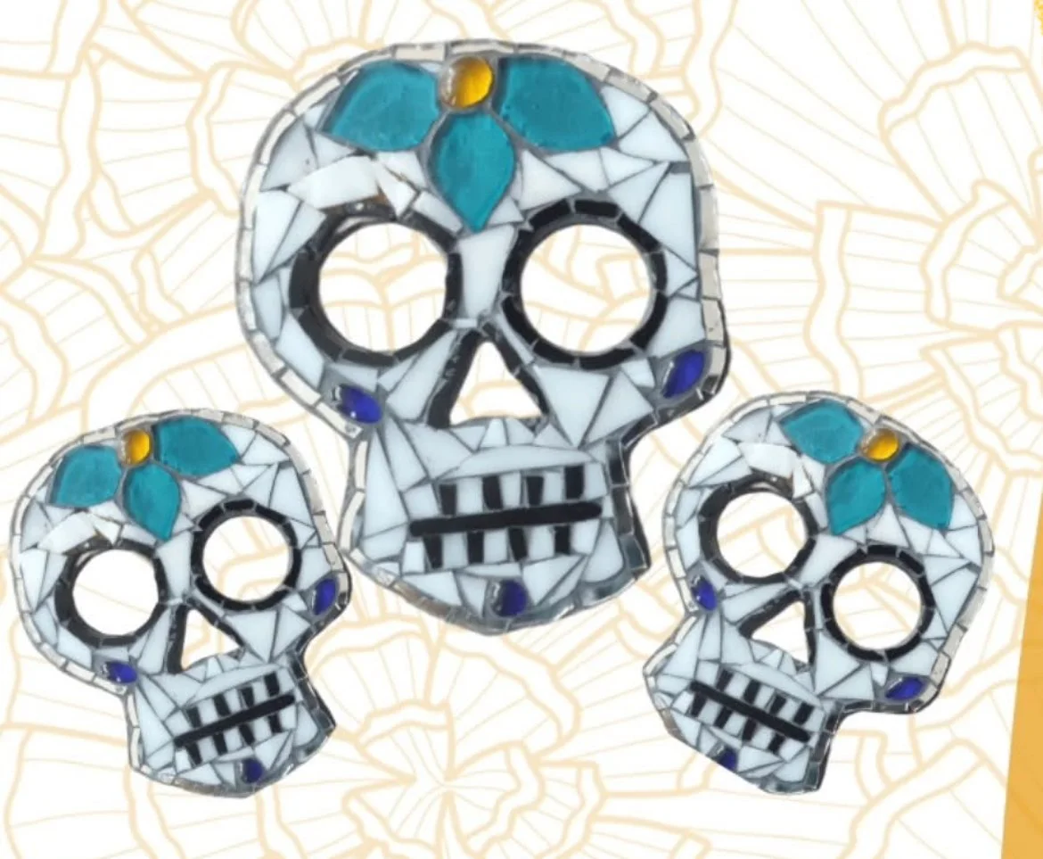 Cráneos en vitromosaico