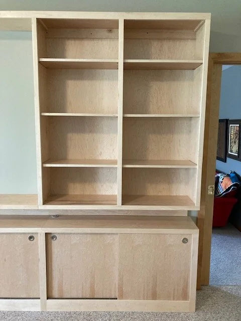 Modern Maple Custom Built-In