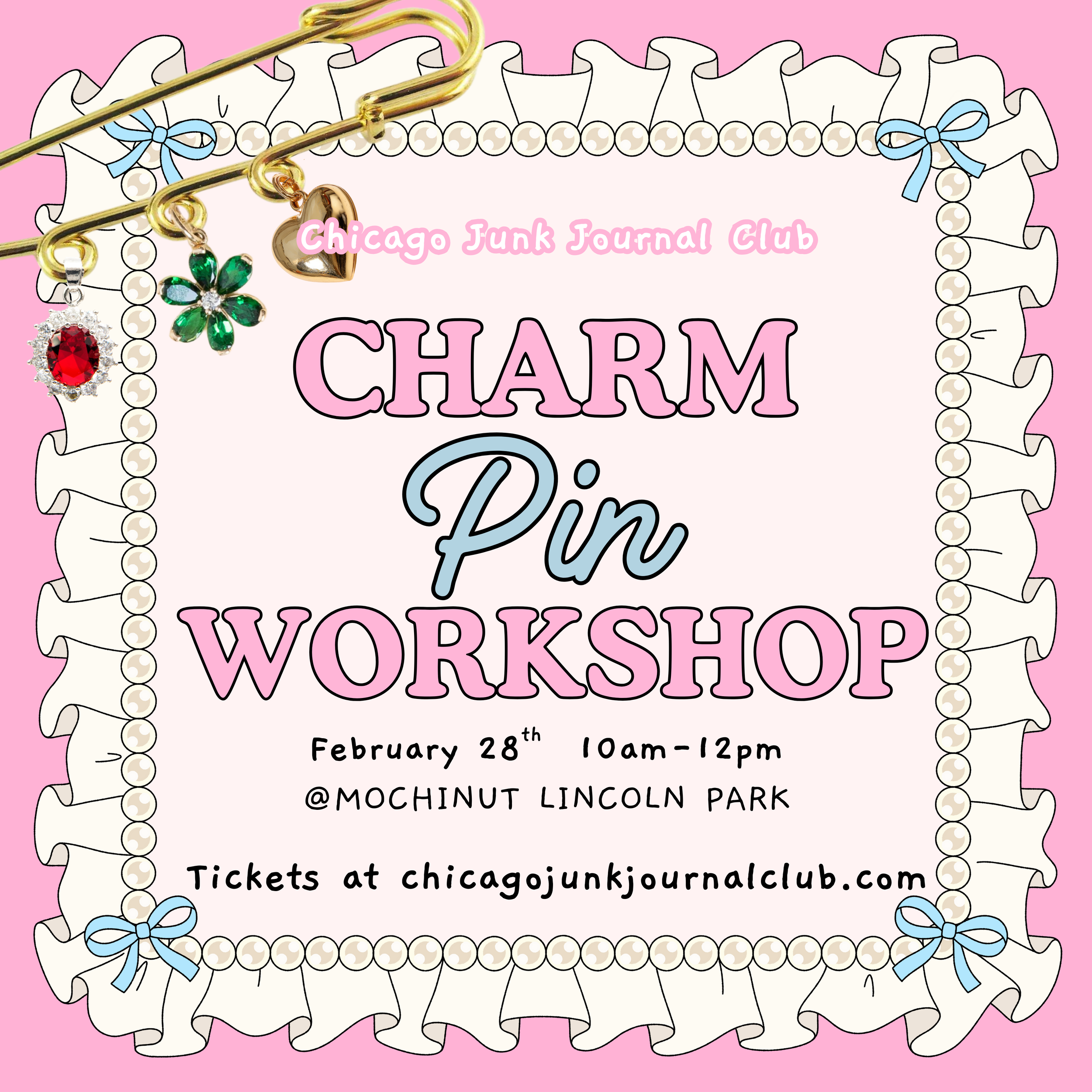 Charm Pin Workshop 2/28