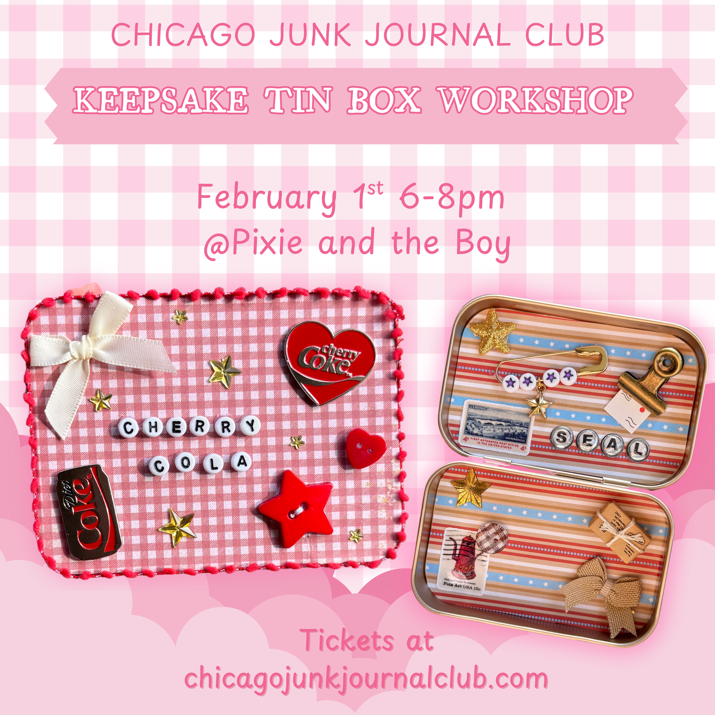 Keepsake Tin Workshop 2/1