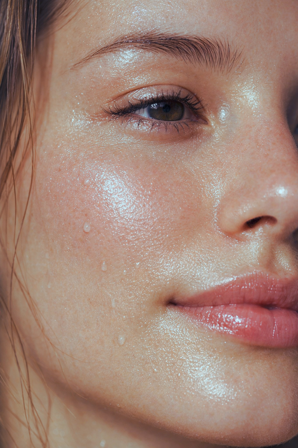 Model showing rejuvenated Skin