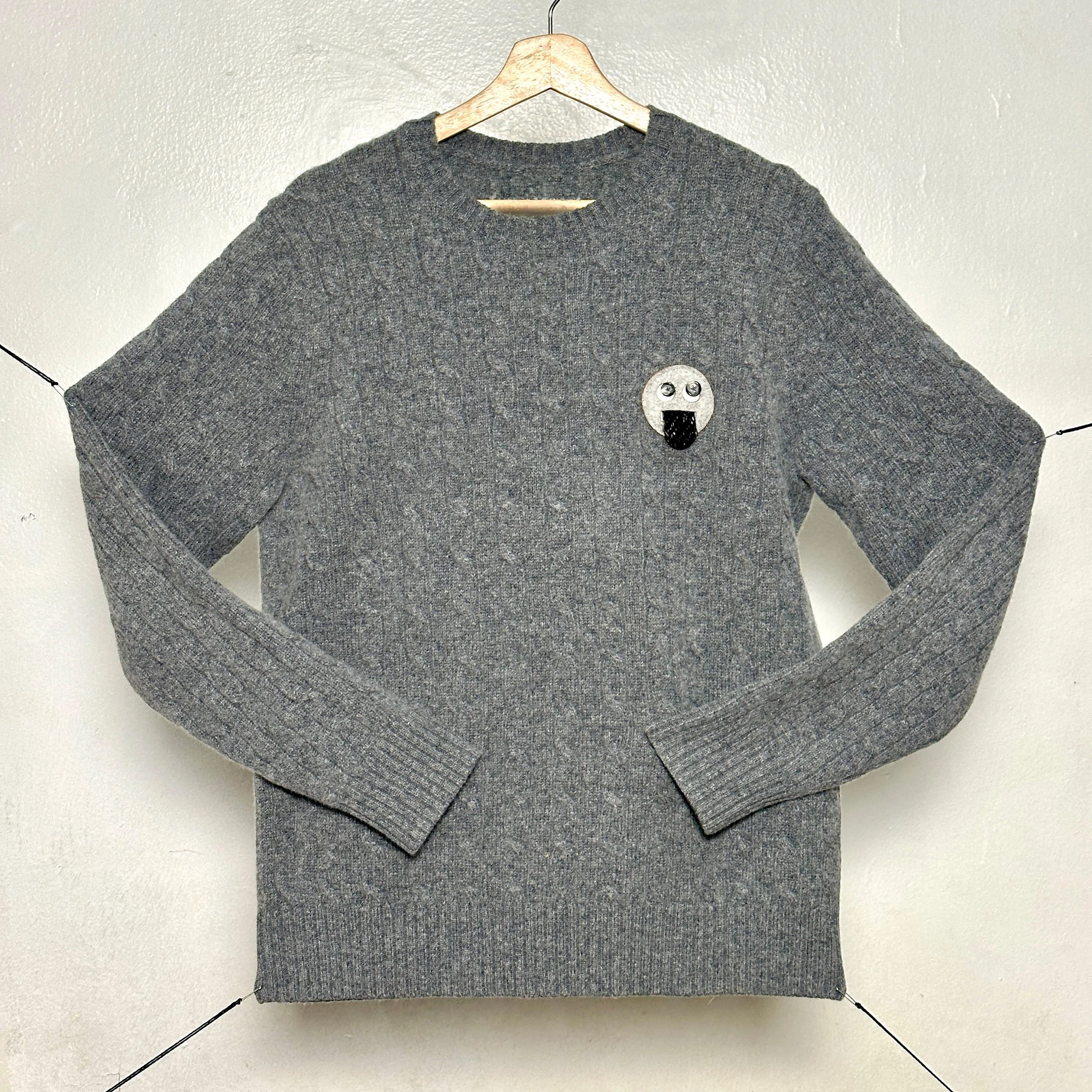 FACE CABLE SWEATER