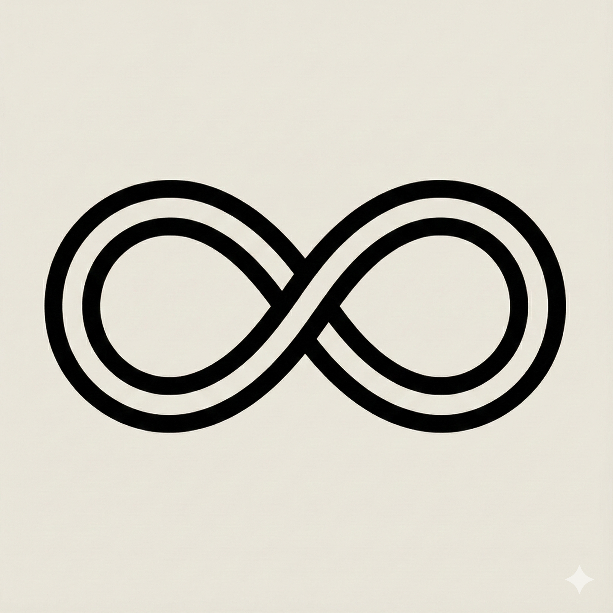Infinity symbol with the two SmoothScale waves
