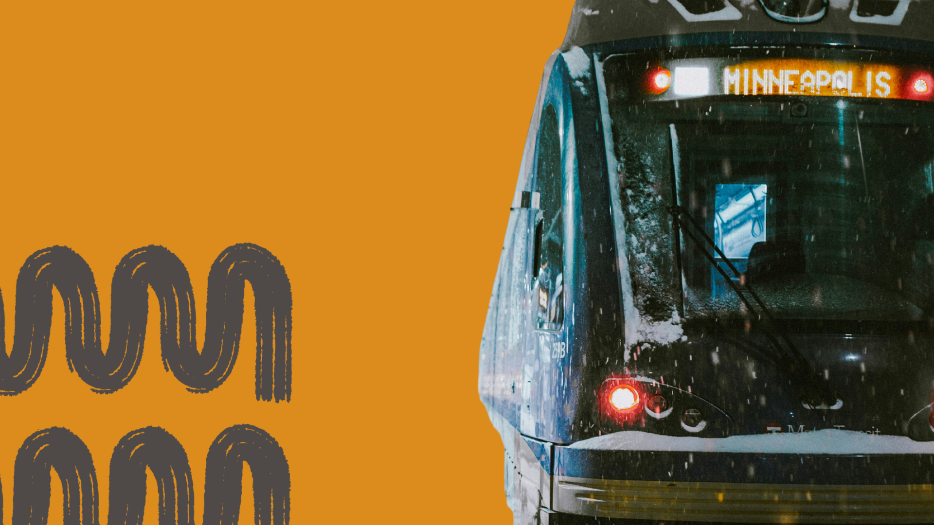 Image of a Minneapolis metro train