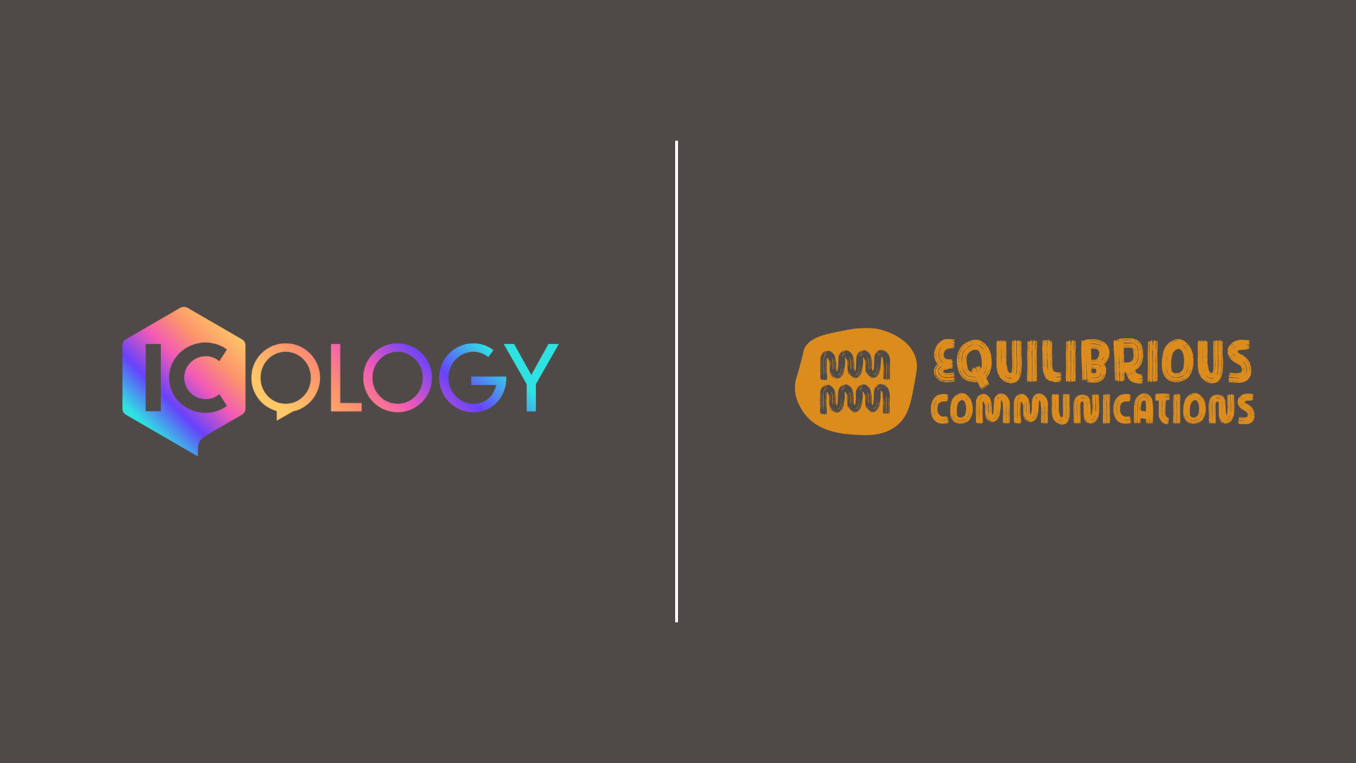 Logos for ICology and Equilibrious Communications