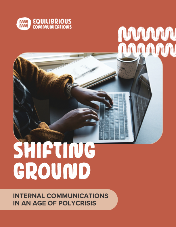 The image of the Shifting Ground report cover.