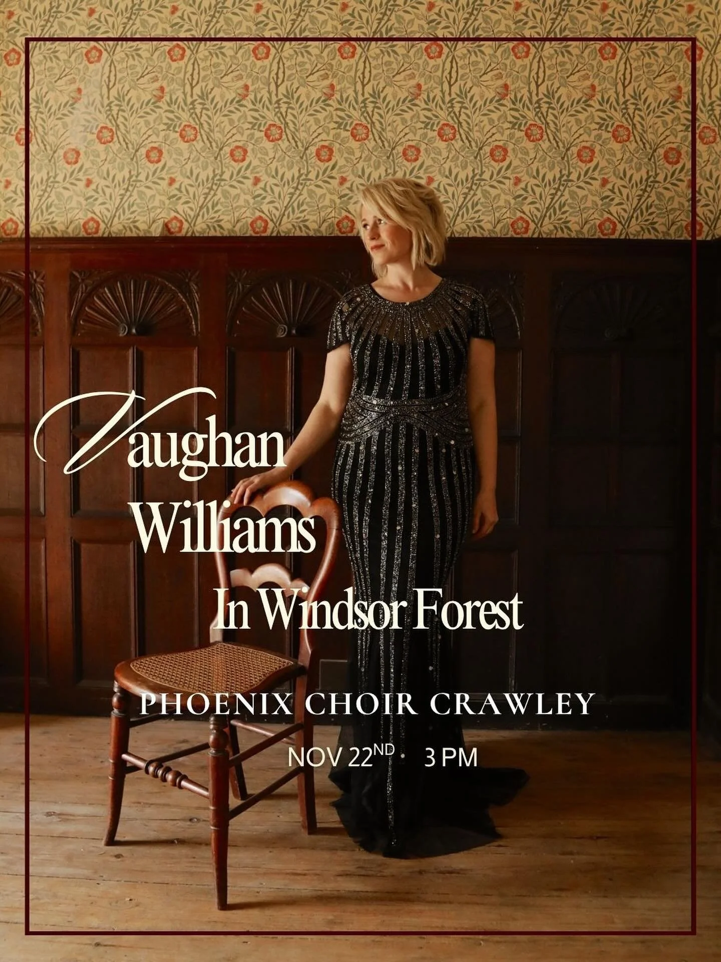 ✨ This Weekend ✨

I have always loved an opportunity to sing anything by Vaughan Williams&hellip;and even more exciting when it is something new. Looking forward to joining as a soloist with the Phoenix Choir Crawley. 

If you&rsquo;re close by, plea