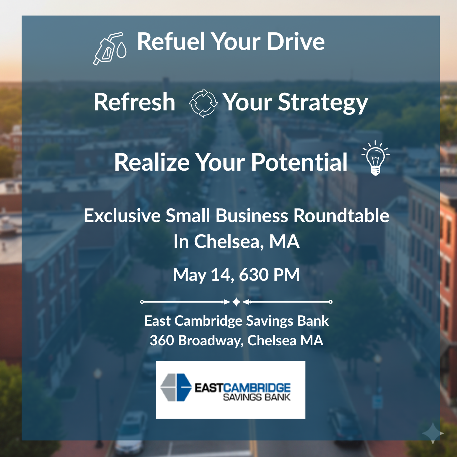 Refuel, Refresh and Realize: A Strategic Forum for Local Entrepreneurs