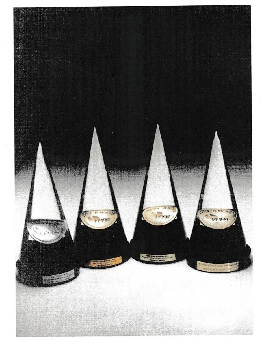 5 APPY awards from the Yellow Page Publisher’s Association for community service marketing and design.  It is unusual for a small independent publisher to win an APPY award.