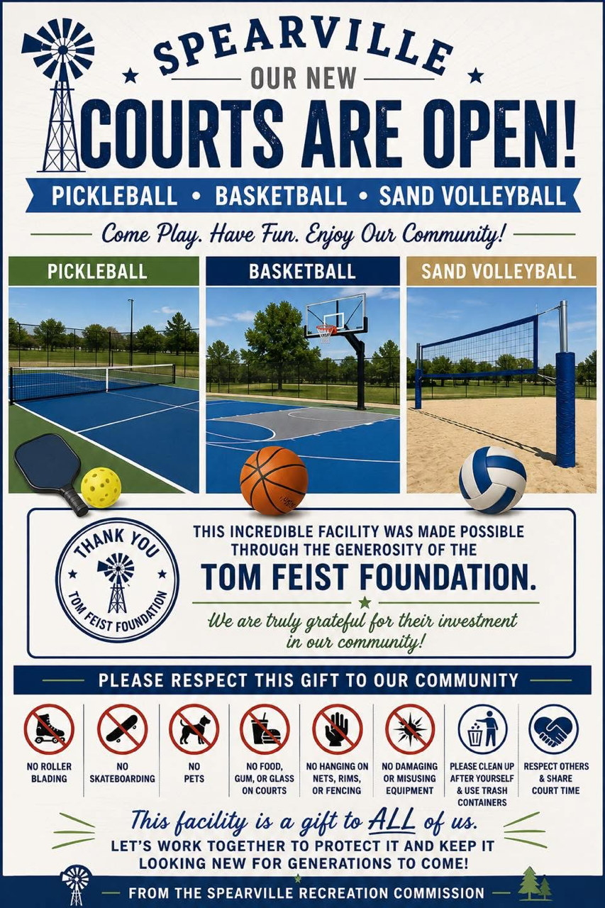 New Spearville Courts Are Open!
