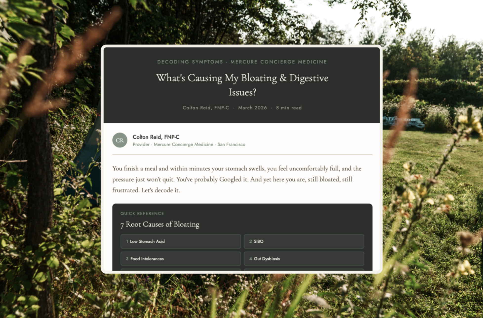 What’s Causing My Bloating &amp; Digestive Issues?