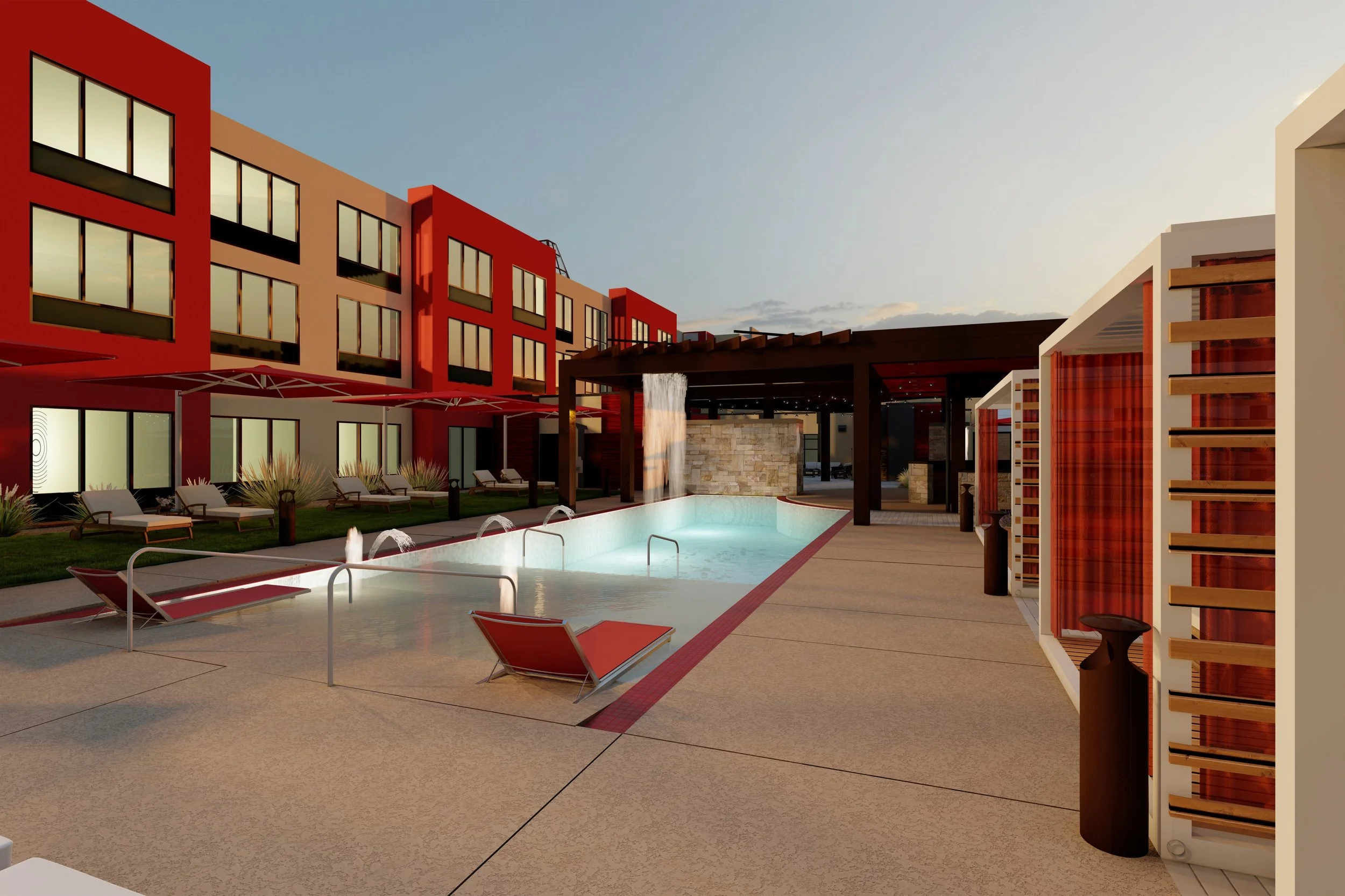 Comanche Nation Red River Hotel Casino Pool Expansion