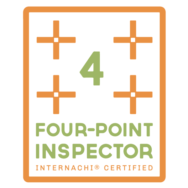 4-Point Certified logo representing home inspection certification and professional qualifications.