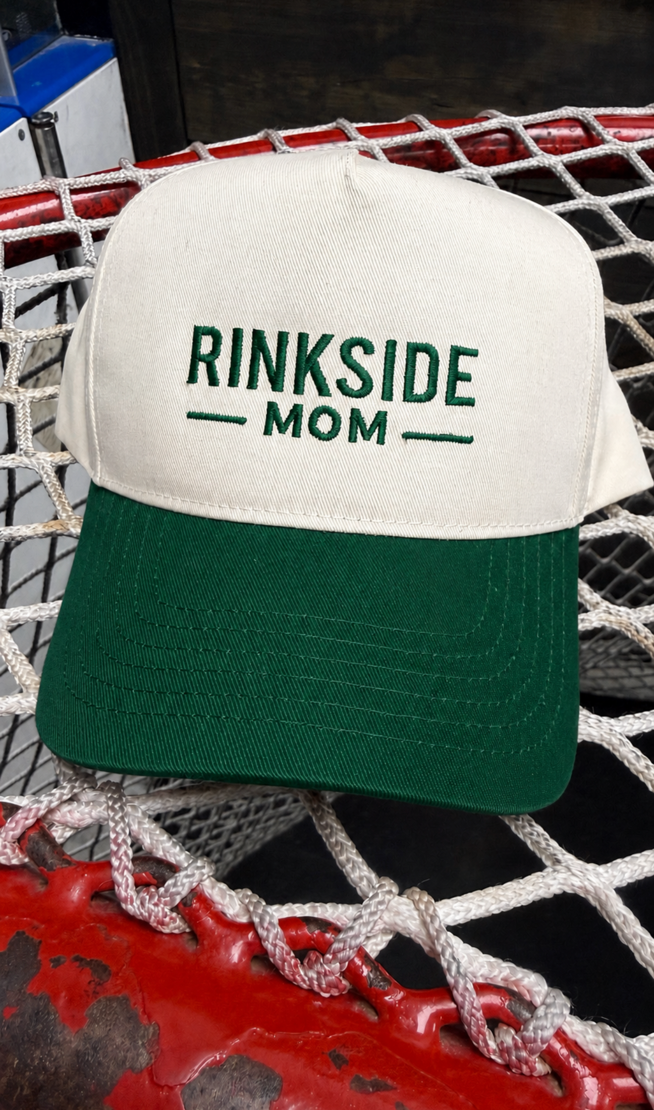 The Rinkside Mom Everyday Hat – Green