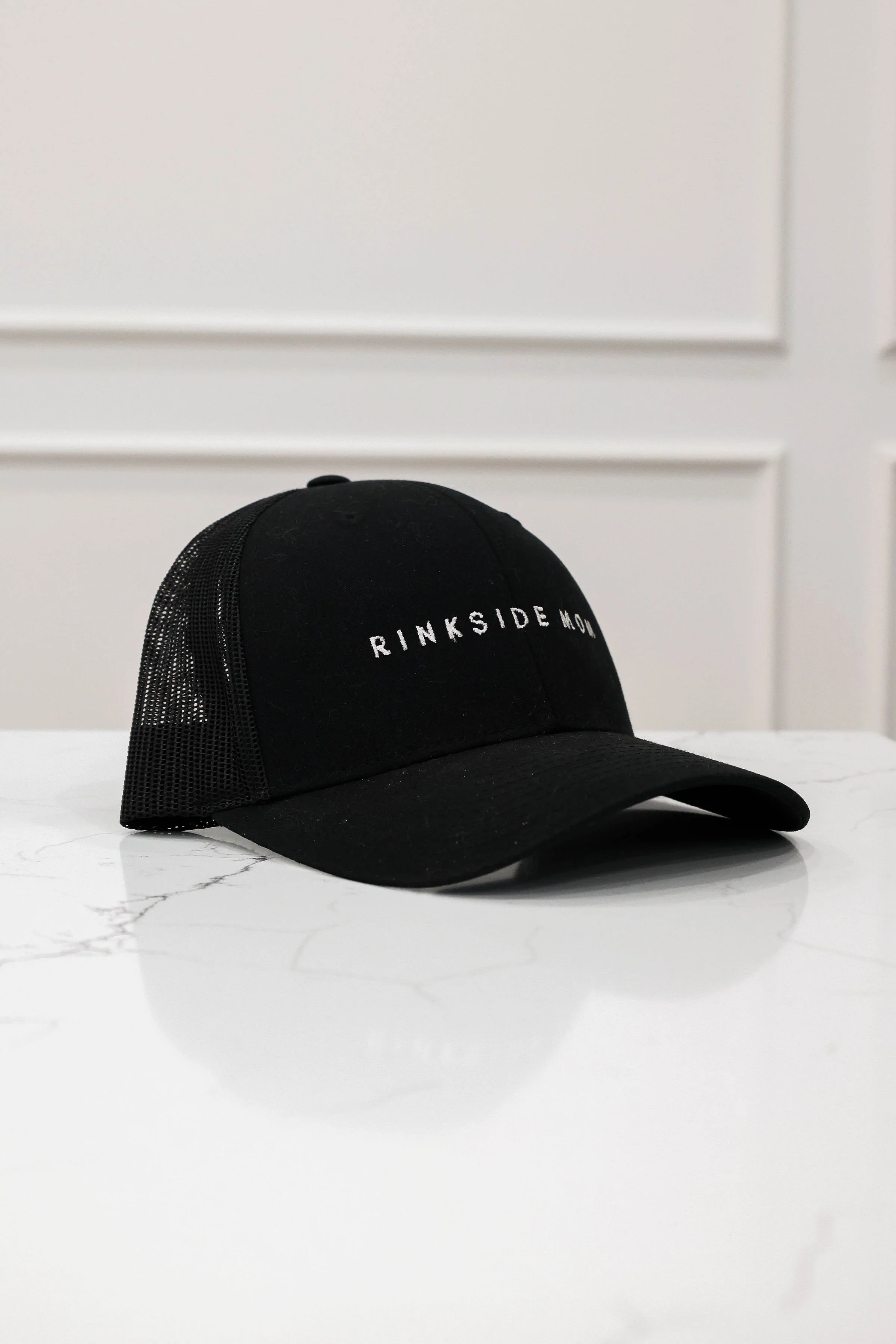 Hockey Mom Trucker Hat – OG Rinkside Black