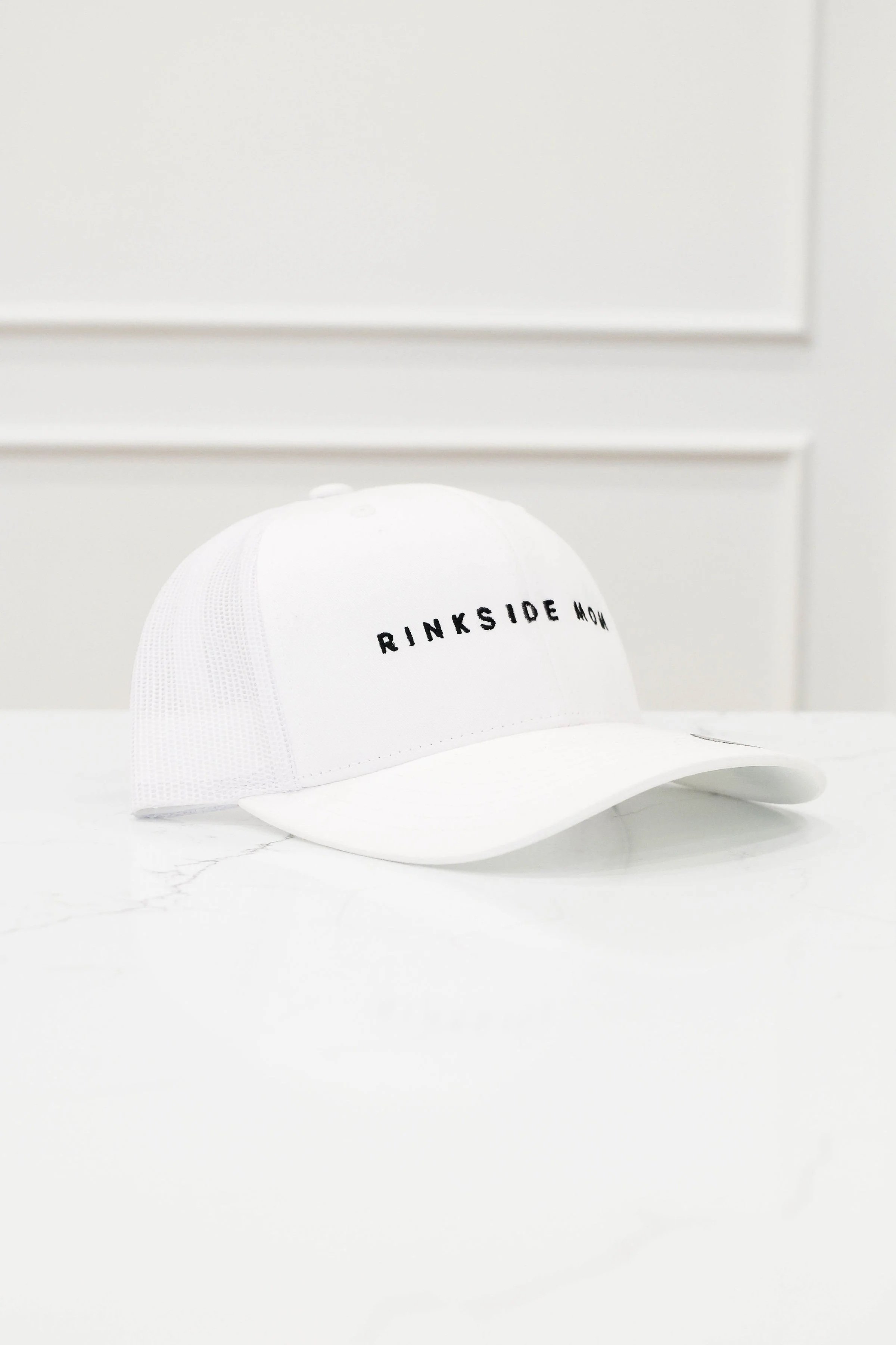 Hockey Mom Trucker Hat – OG Rinkside White