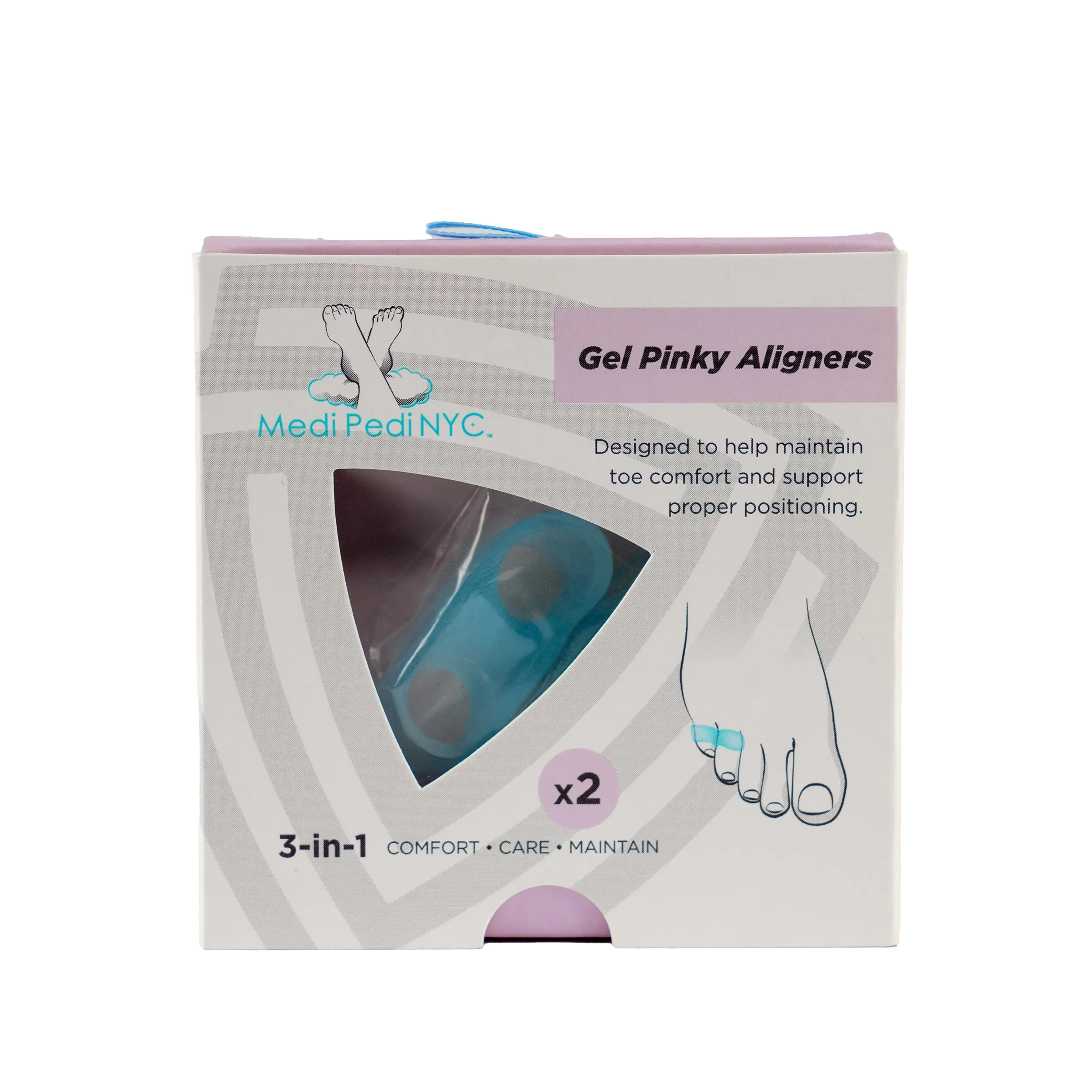 Medi Pedi NYC +™ Gel Pinky Aligners
