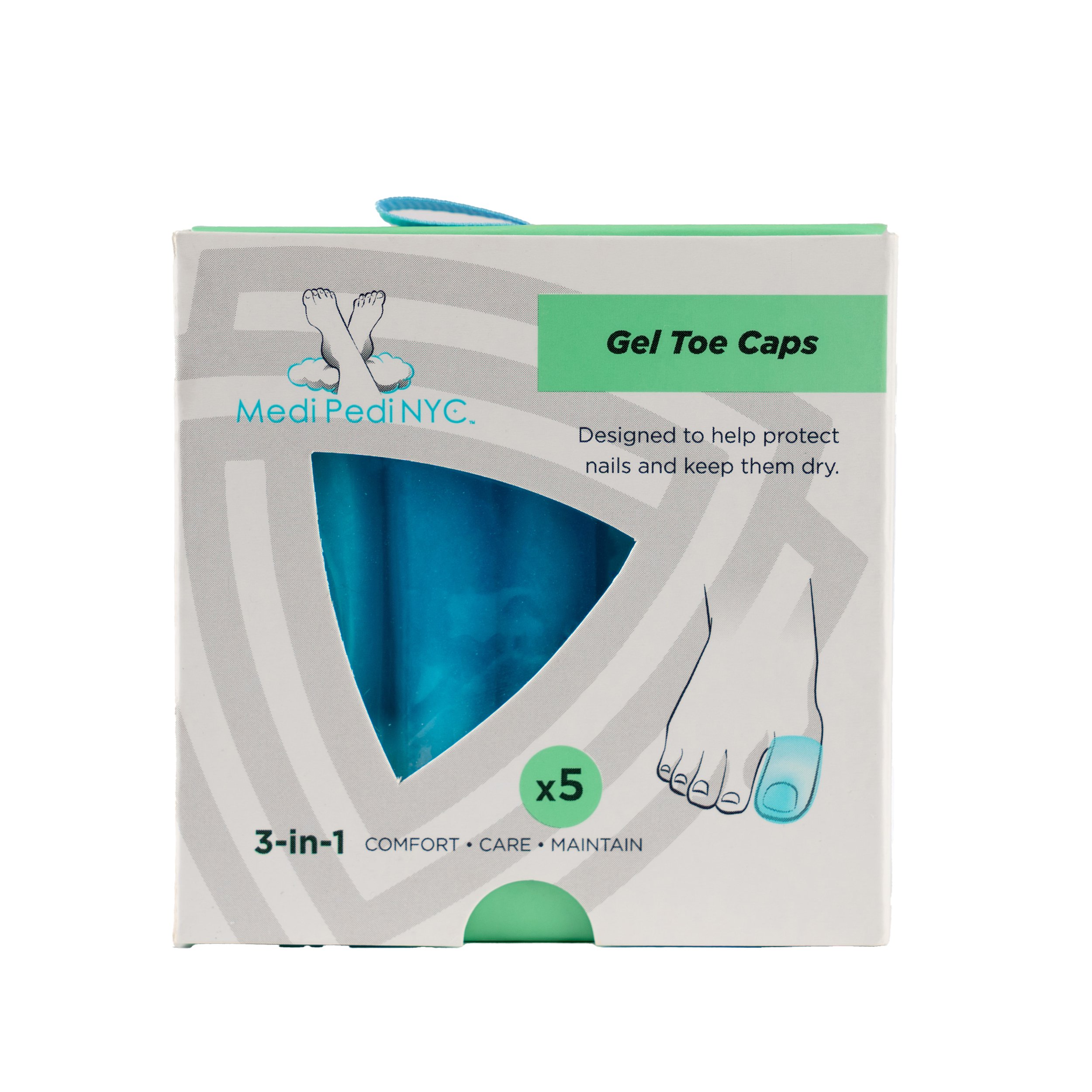 Medi Pedi NYC +™ Gel Toe Caps