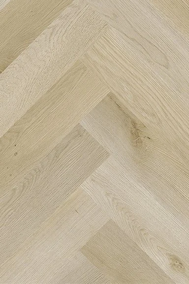 Revestimiento de suelo de madera en patrón de espiga.