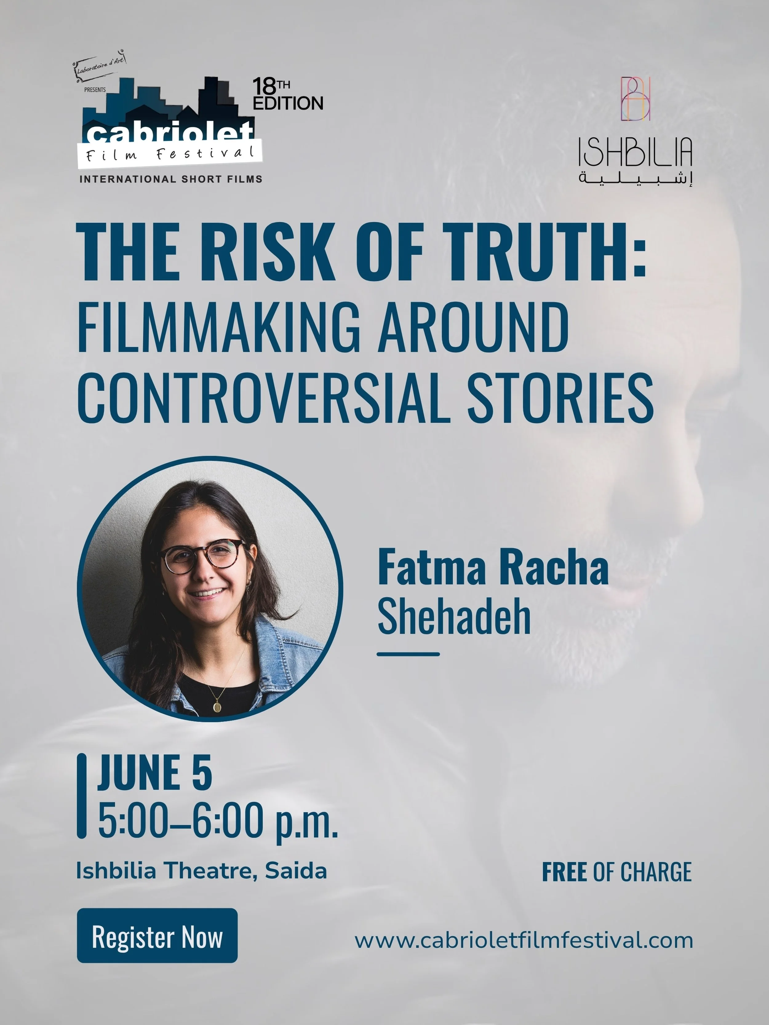What happens when cinema approaches stories many are afraid to touch?

Join Fatma Racha Shehadeh, director of the docu-series &ldquo;Ya Ghayeb,&rdquo; which traces the life of Fadel Chaker, for a conversation on filmmaking around controversial narrat