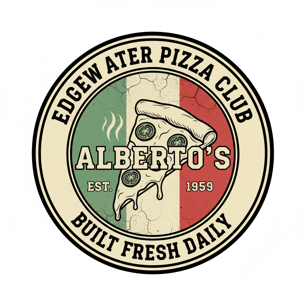 Albertos Pizza Club T-Shirt Logo.png
