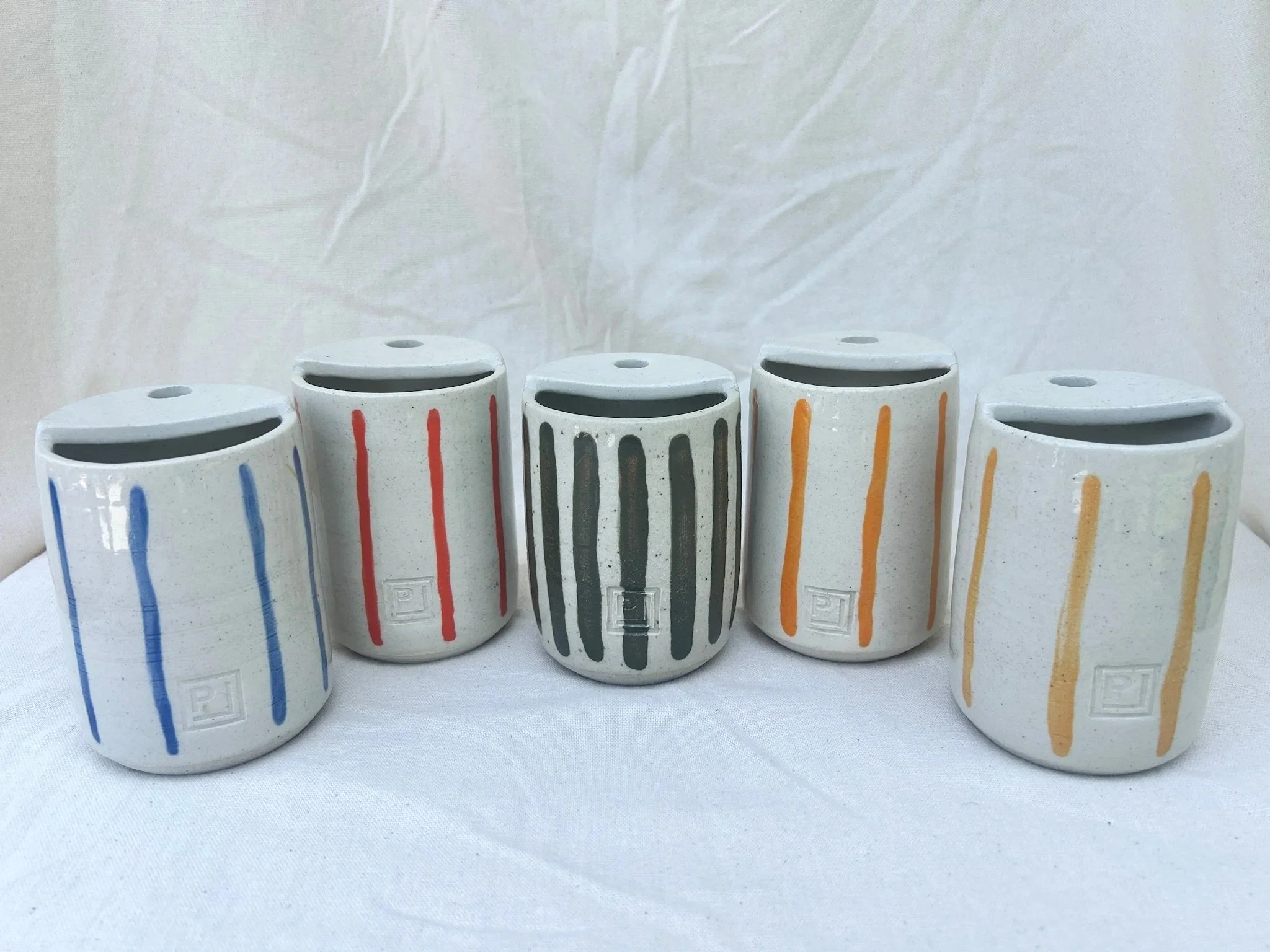 Striped Travel Mug