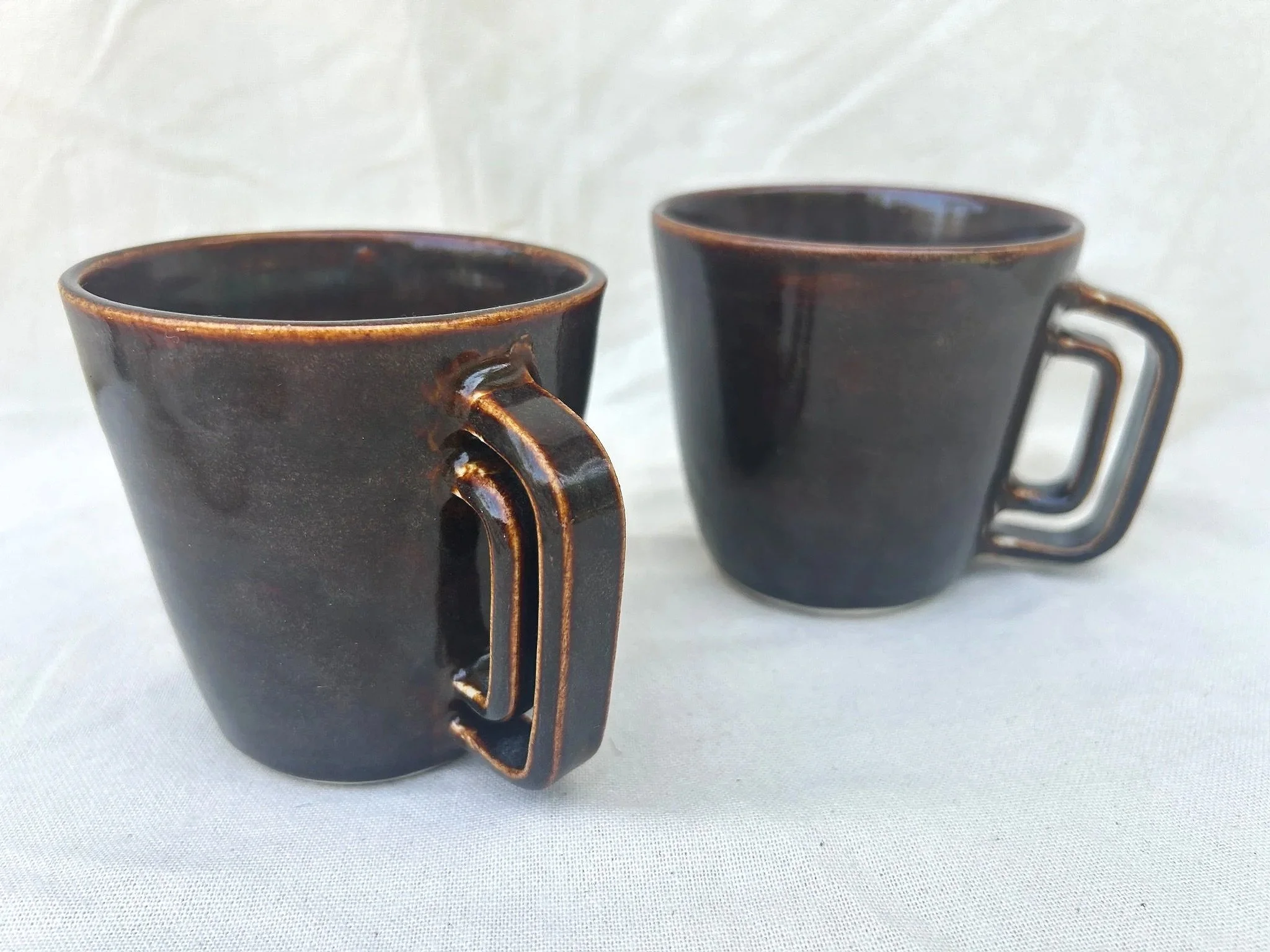 Stacked Handle Coffee Mug