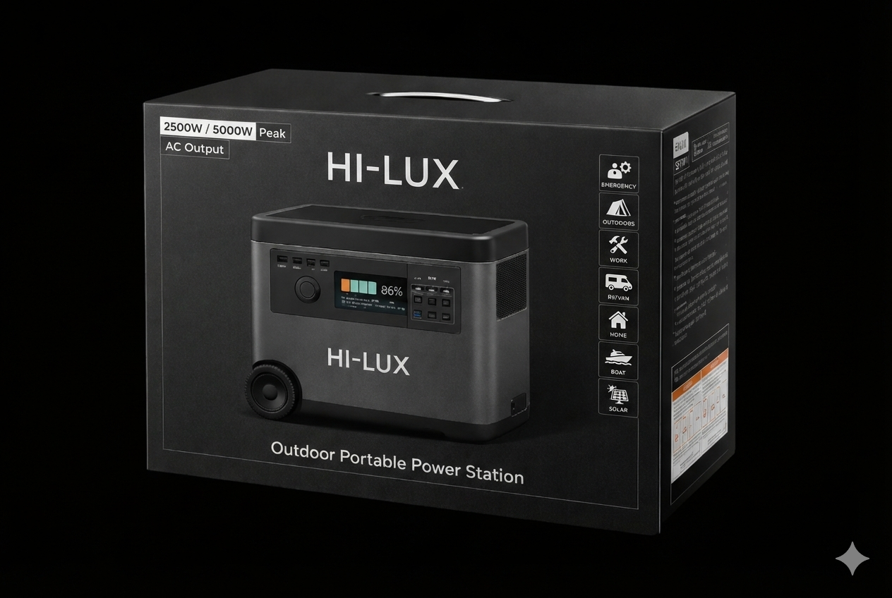 All-in-one 2500W Portable Electric Power Station